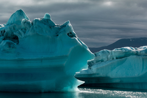 Icebergs on Lago Argentino, Patagonia, Argentina