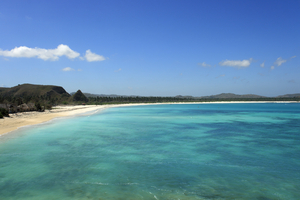 Tanjung An Strand und Bucht, Südküste Lombok, Indonesien