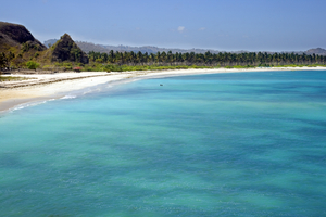 Tanjung An Strand und Bucht, Südküste Lombok, Indonesien