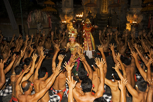 Kecak Tanz, Menschen, Bali