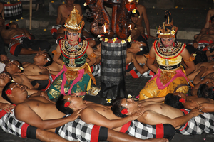Kecak Tanz, Menschen, Bali