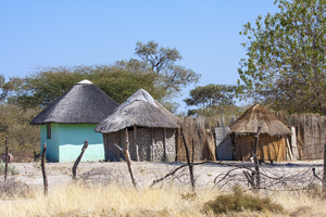 Small cottage village, Botswana
