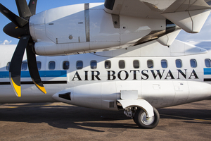 Propeller plane, Air Botsawana, Botswana