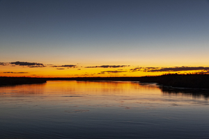 Sunset at the Okavango, Botswana