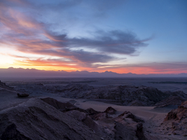 Atacama Wüste, Mondtal bei Nacht, Chile