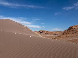 Sanddünen im Mondtal, Atacama Wüste, Chile