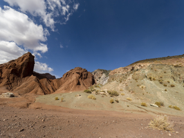 Farbige Berge im Regenbogental, Atacama Wüste, Chile