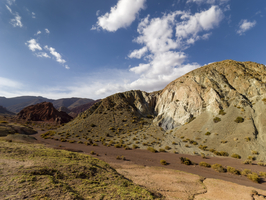 Farbige Berge im Regenbogental, Atacama Wüste, Chile