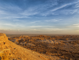 Blick ins Mondtal, Atacama Wüste, Chile