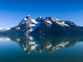 Fahrt durch die Bucht der letzten Hoffnung zum Balmaceda Gletscher, Puerto Natales, Patagonien, Chile
