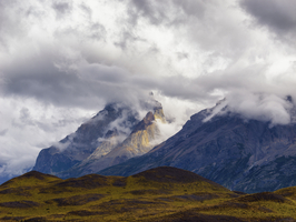 Dramatische Landschaft, Nationalpark Torres del Paine, Patagonien, Chile