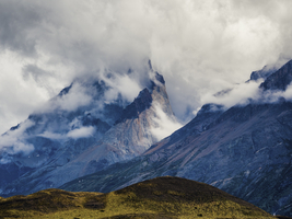 Dramatische Landschaft, Nationalpark Torres del Paine, Patagonien, Chile