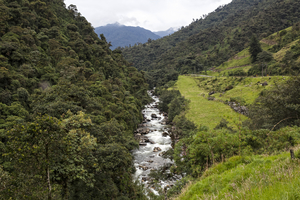 Berglandschaft in den Kordilleren Galeras, Ecuador