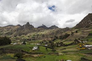 Berlandschaft am Quiotoa-Loop, Provinz Cotopaxi, Ecuador