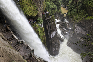 Wasserfall Pailon del Diablo, Ecuador