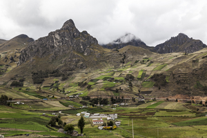 Berlandschaft am Quiotoa-Loop, Provinz Cotopaxi, Ecuador