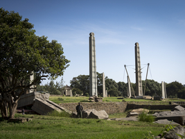 Stelae of Aksum, granite stele, Ethiopia, Africa