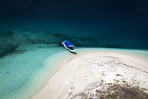 Boat in Komodo National Park, Flores, Indonesia