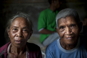 Senior couple, Flores, Indonesia