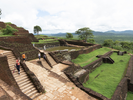 Alte Festungsanlage auf Sigiriya Felsen, Sri Lanka