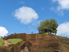 Alte Festungsanlage auf Sigiriya Felsen, Sri Lanka