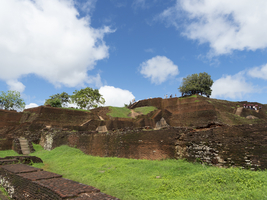 Alte Festungsanlage auf Sigiriya Felsen, Sri Lanka