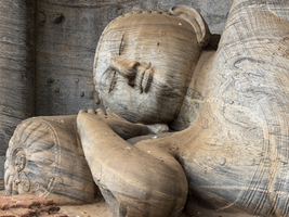 Liegender Buddha-Statue, Gal Vihara, Polonnaruwa, Sri Lanka