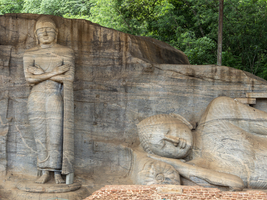 Buddha-Statuen, Gal Vihara, Polonnaruwa, Sri Lanka