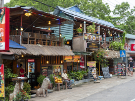 Straßenrestaurant in Sigiriya, Sri Lanka