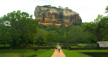 Weg zum Sigiriya Felsen, Sri Lanka