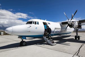 Propeller Flugzeug Mongolei