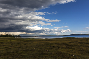 Steppe am Khuvsgul See, Mongolei
