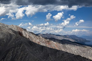 Mountains at Khuvsgul Lake, Mongolia