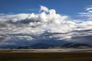 Vast landscape at Terkhiin Tsagaan Lake, Mongolia