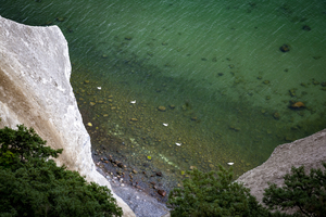 Chalk cliffs Wissower Klinken, island Rügen, Germany