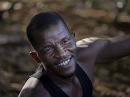 Friendly man, boat builder, Tanzania