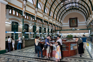 Altes Postamt von Saigon, Ho-Chi-Minh-Stadt, Vietnam