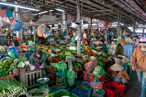 Markthalle Gemüse in Hoi An, Vietnam