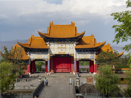 Der Chongsheng-Tempel in Dali, Klosteranlage, Yunnan, China