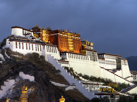 Potala Palast, ehemaliger Palast des Dalai Lama, Lhasa, Tibet, China