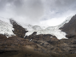 Karuola Gletscher im Hochland von Tibet, China