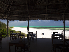 Restaurant with panoramic sea view, Paje, Jambiani, Zanzibar, 2017